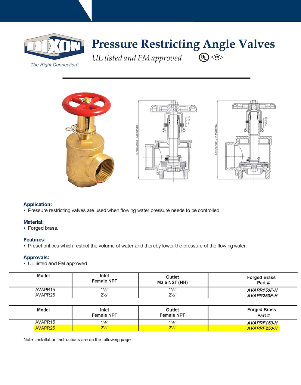 18-154_Pressure restricting angle valve_Dec 2018 - Final SG New